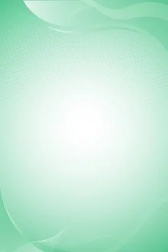 Green Abstract Wave Background Design Template Stock Illustration