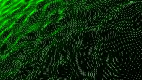 Green Abstract Wave Background Video stock 154412470