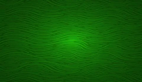 Green abstract wave background vector illustration with curved lines and イラスト素材