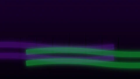 Green abstract wave movement dark background motion graphic Stock Footage 341845271
