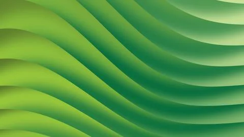 Green Abstract Wave Pattern Background for St Patricks Day Celebration Stock Illustration