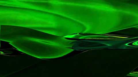 Green abstract waving background Stock Footage 242823218