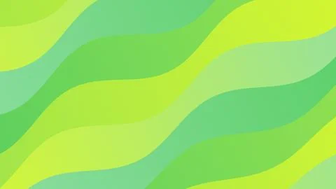 Green Abstract Wavy Background Design with Organic Flowing Layers of Lime a.. Stock-Illustration