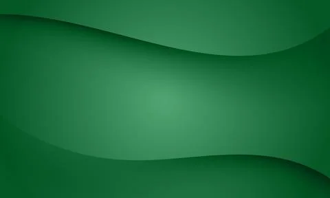 Green abstract wavy background with smooth gradient. modern digital. Stock Illustration