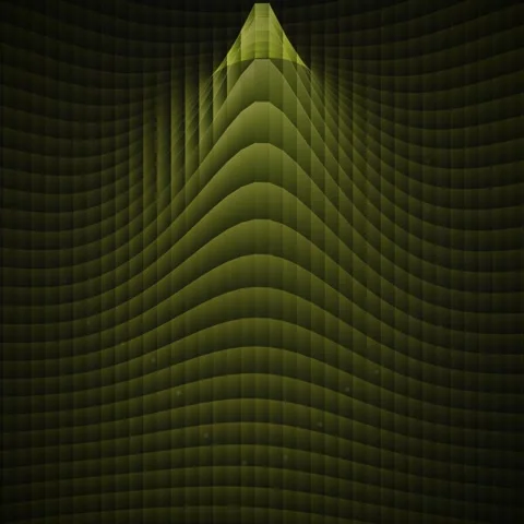 Green Abstract Wavy Geometric Pattern Background with Subtle Bubbles Stock Footage 347810403