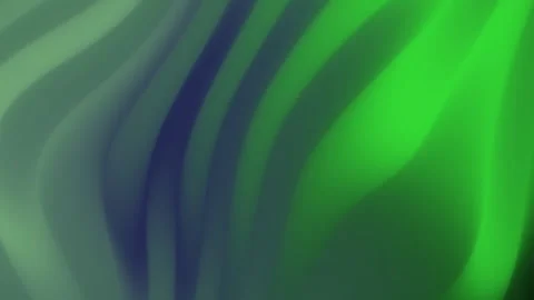 Green abstract wavy lines smooth gradients dark shadows vibrant color patterns. Stock Footage 336472009