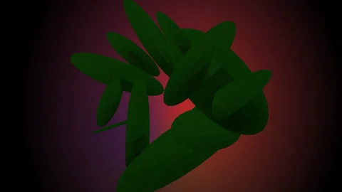 Green abstraction Video stock 198489154