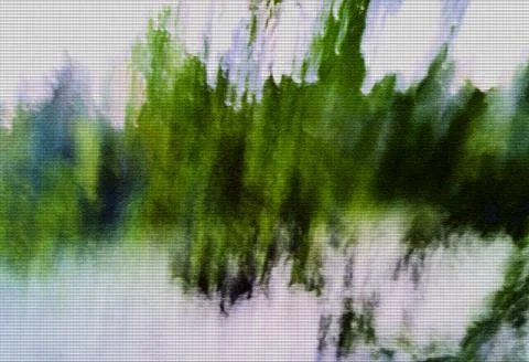 Green abstraction panel patchwork Stock Photos