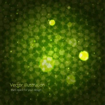 Green abstraction for your design Illustrazione stock