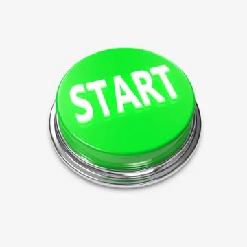Green alert button start Stock-Illustration