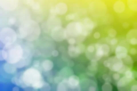 Green and beige abstract defocused background, circle shape bokeh pattern. Stock Illustration