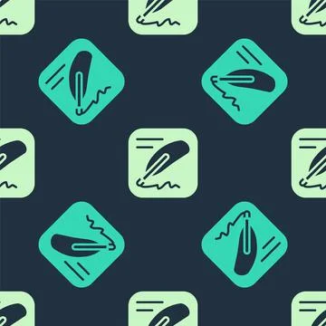 Green and beige Declaration of independence icon isolated seamless pattern on Illustrazione stock