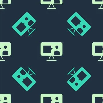 Green and beige E-learning of different foreign languages icon isolated sea.. 스톡 일러스트