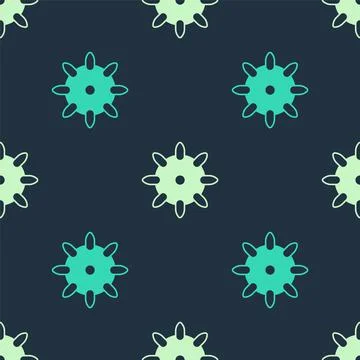Green and beige Set of false nails for manicure icon isolated seamless pattern Illustrazione stock