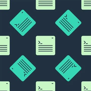 Green and beige Software, web developer programming code icon isolated seamless Stock Illustration