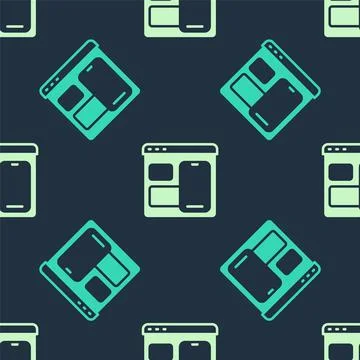 Green and beige Software, web developer programming code icon isolated seamless Stock Illustration