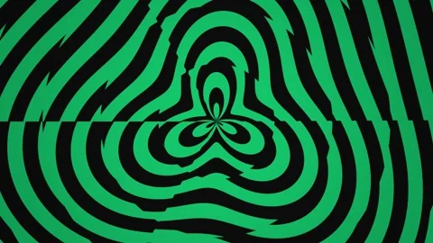 Green and black abstract pattern with dynamic wave design Stock Footage 339452539