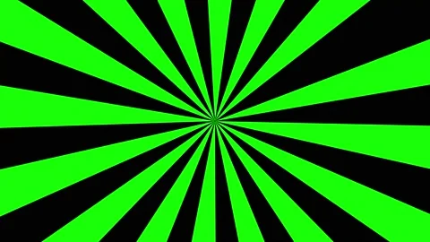 GREEN AND BLACK background with circular motion. 4K 60 FPS Stock Footage 219194025