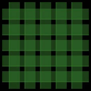 Green and black check pattern fabric texture Stock Illustration
