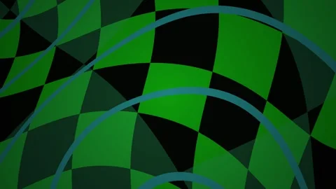 Green and black checkered pattern. Stock Footage 334681294