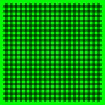 Green and Black Checkered Pattern on White Background Minimalist Textile Design Stock Illustration