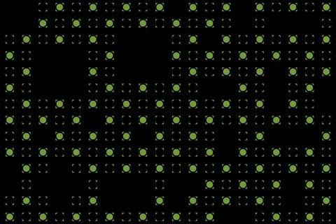 Green and black concept vector fabric background design Illustrazione stock