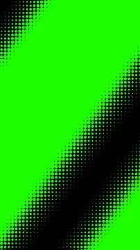 Green and black diagonal halftone pattern Stock Illustration