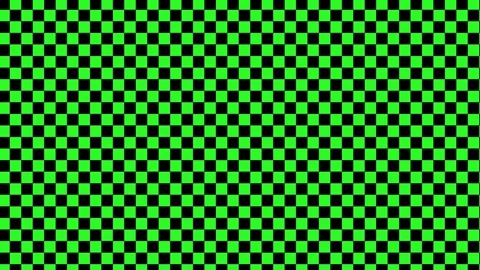 Green and black grid pattern motion background chroma key Stock Footage 325684038