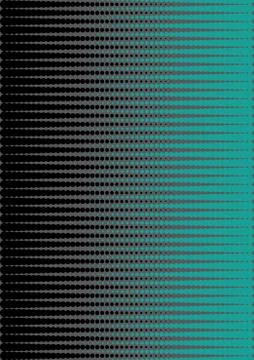 Green and black halftone background Stock Illustration