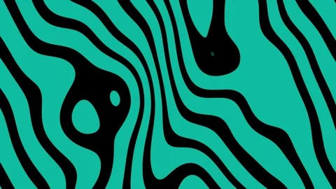 Green and Black Psychedelic Abstract Background Stock Footage 314427996