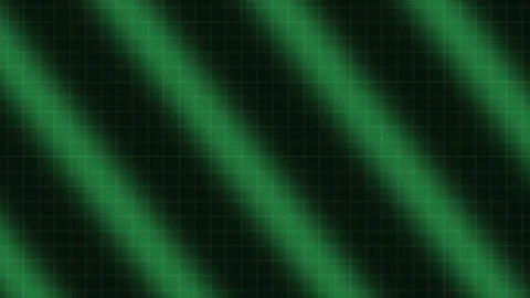 Green and black striped pattern overlays subtle grid in tech-inspired background Stock Footage 329009534