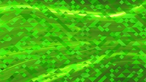 Green and black tirangle background and texture. Stock Illustration