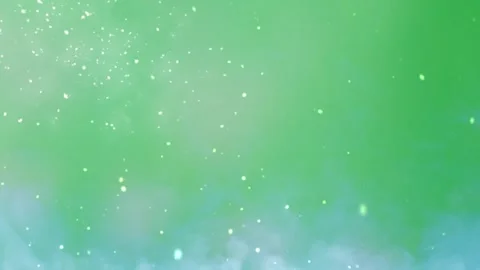 Green and blue gradient background with white particles Stock Footage 338237699