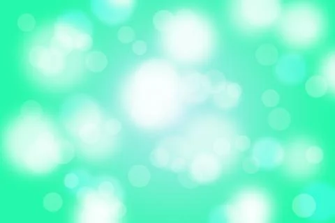 Green and blue gradient bokeh. Stock Illustration