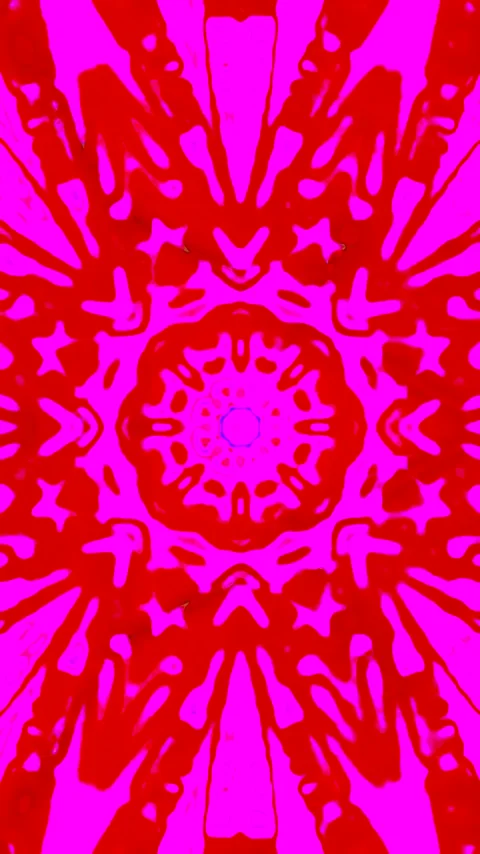 Green and blue kaleidoscope pattern seamless looping tunnel vj loop screensav Stock-Footage 321570078