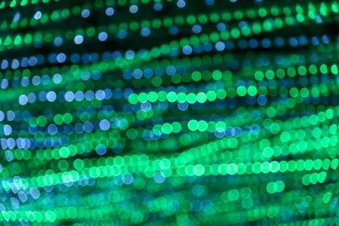 Green and blue light data connection technology background Stock Photos