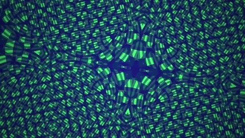 Green and blue pixelated pattern designs. Stock Footage 334663692
