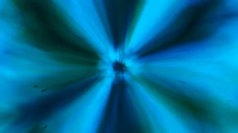 Green and Blue Star Effect Video stock 11694166