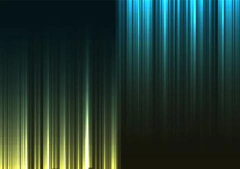 Green and blue upside down abstract bar line background Stock Illustration