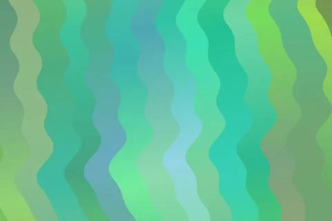Green and blue waves abstract vector background. Simple pattern. Stock Illustration