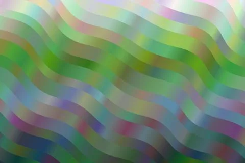 Green and blue waves vector background. Stock Illustration