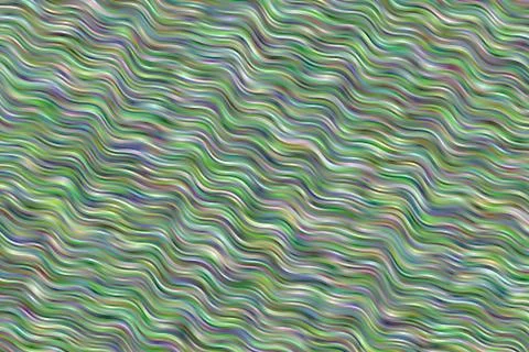 Green and blue waves vector background. Stock Illustration