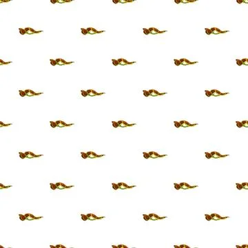 Green and brown abstract flowing ribbon pattern Stock Illustration