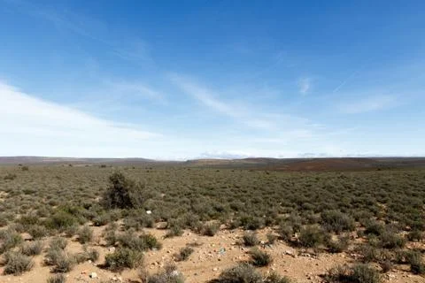 Green and Cold -The view from The Sutherland Observatory SALT Stock Photos