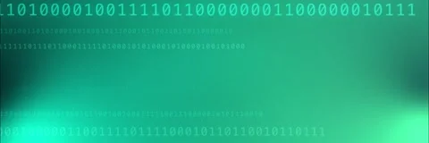 Green and cyan binary code background template animation Stock Footage 340557401
