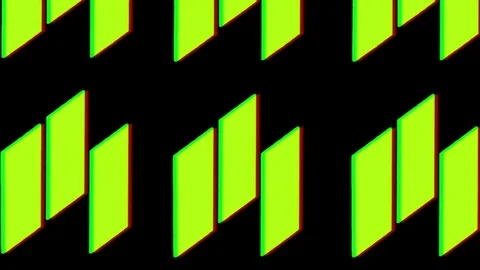 Green Up And Down Vj Loop Animation Background Stock Footage 84035192