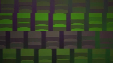 Green and gray squares on a dark background. Vidéo 335960878