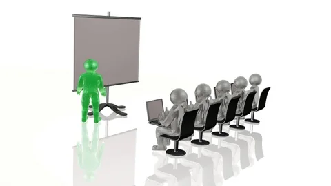 Green and grey mans Stock Footage 105304615
