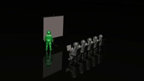 Green and grey mans Stock Footage 106209417