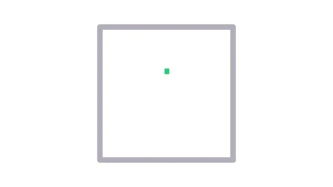A green and grey square featuring three horizontal lines across its center. Stock Footage 334930899